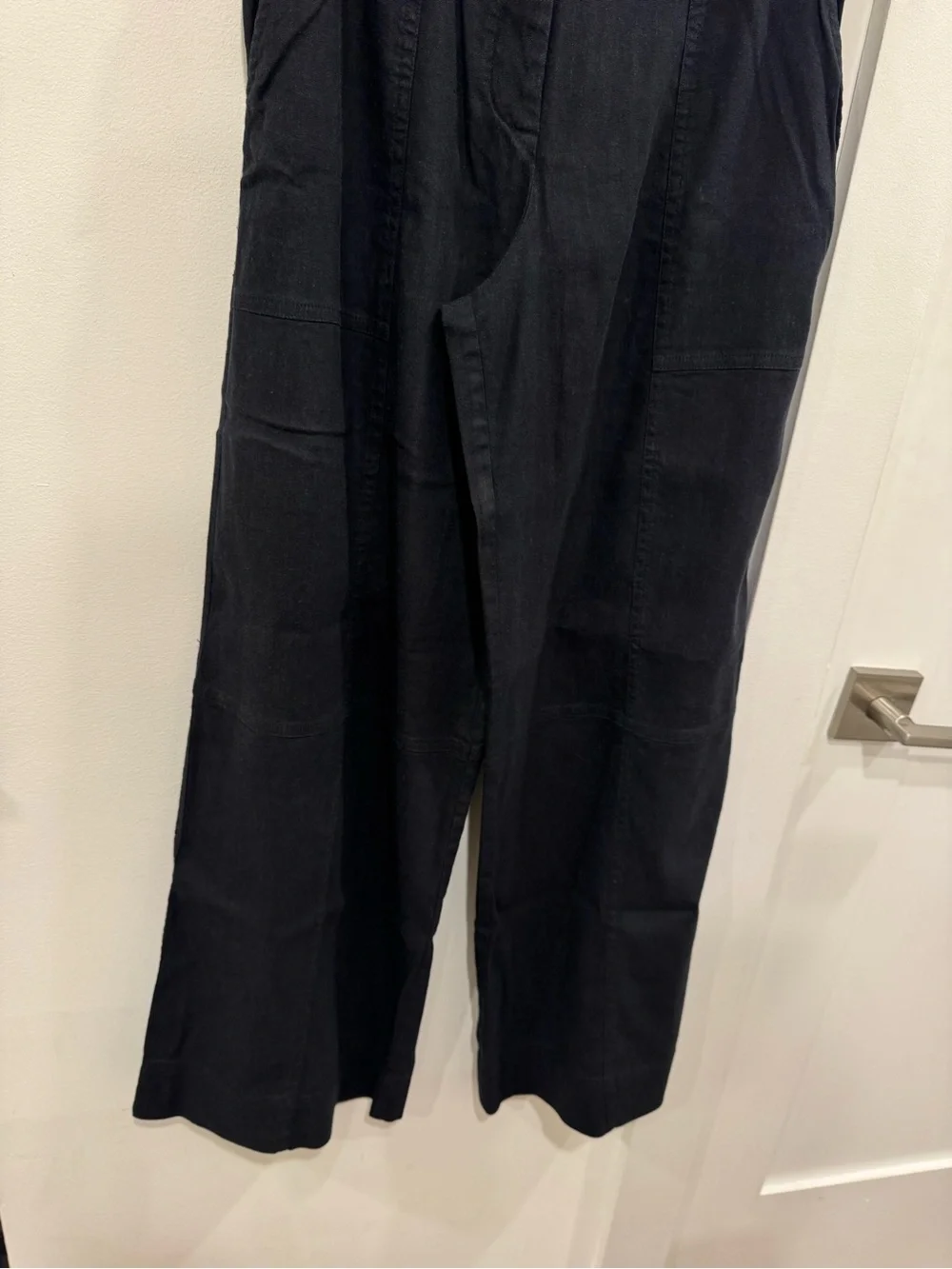 Simkhai Black Wide-Leg Pants